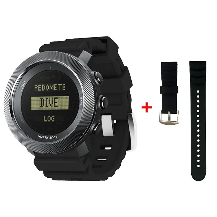 Men's outdoor sports waterproof smart watch altitude pressure compass temperature multi-function diving computer watch