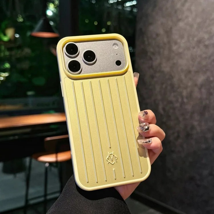 New aluminum alloy Apple/pink suitcase all-inclusive suitable for Apple i Phone17/16/15/14 mobile phone case