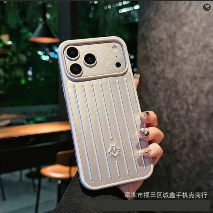 New aluminum alloy Apple/pink suitcase all-inclusive suitable for Apple i Phone17/16/15/14 mobile phone case