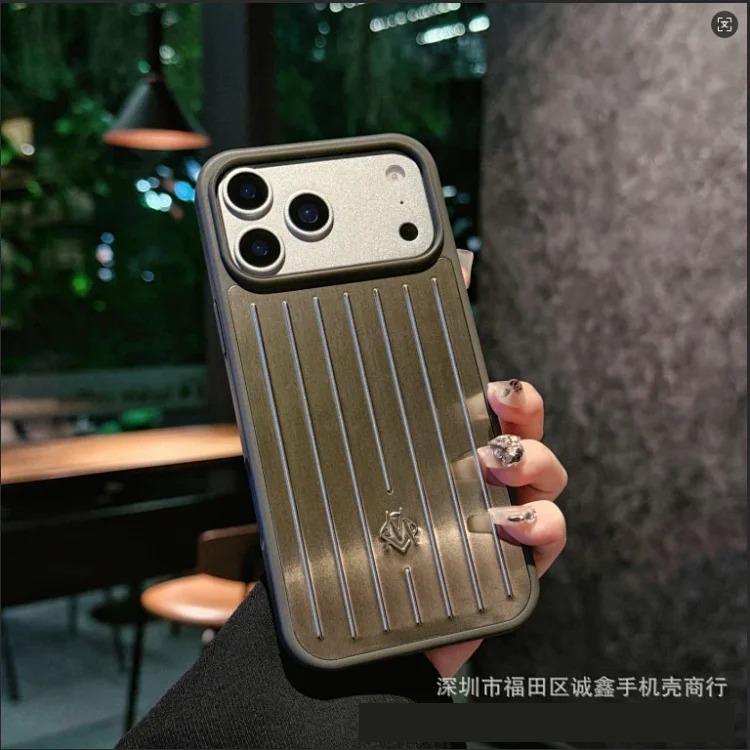 New aluminum alloy Apple/pink suitcase all-inclusive suitable for Apple i Phone17/16/15/14 mobile phone case