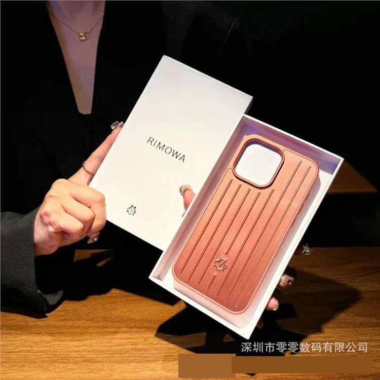 New aluminum alloy Apple/pink suitcase all-inclusive suitable for Apple i Phone17/16/15/14 mobile phone case