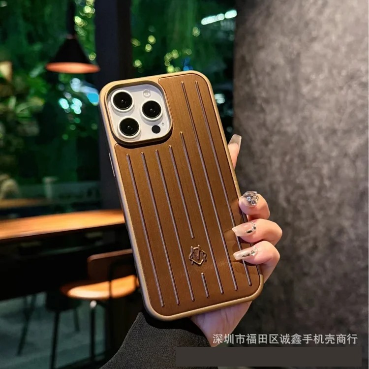 New aluminum alloy Apple/pink suitcase all-inclusive suitable for Apple i Phone17/16/15/14 mobile phone case