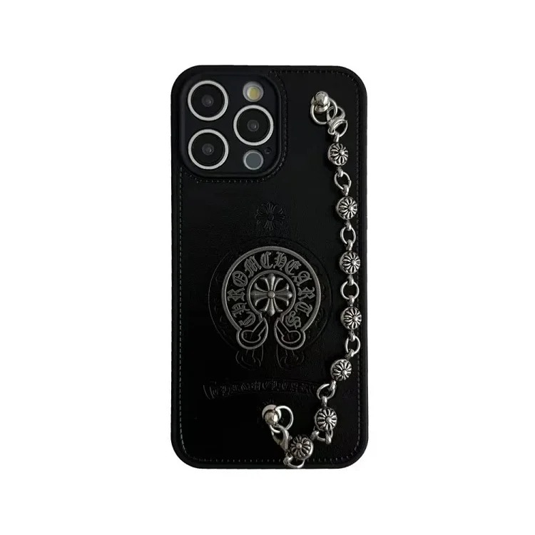 Trendy brand metal suitable for iphone15promax mobile phone case apple 16pro three-dimensional cross personality 13plu