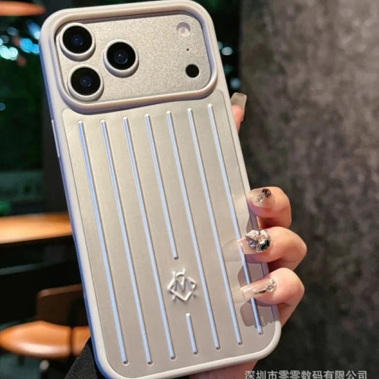 New aluminum alloy Apple/silver suitcase all-inclusive mobile phone case suitable for i Phone17Promax series
