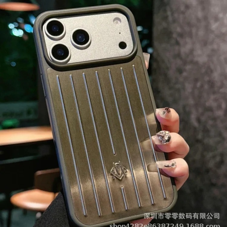 New aluminum alloy Apple/silver suitcase all-inclusive mobile phone case suitable for i Phone17Promax series