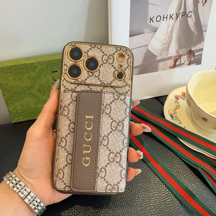 Louis Vuitton Presbyopia spliced original leather case, card holder, classic presbyopia mobile phone case, strong magnetic suction➕logo holder mobile phone case, Montaigne series card hold