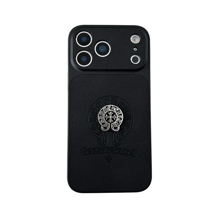 Chrome Hearts Trendy brand leather Croix heart suitable for Apple i Phone 16 to 17 series 17 Promax mobile phone case cross-border 13(pic3) Chrome Hearts Trendy brand leather Croix heart suitable for Apple i Phone 16 to 17 series 17 Promax mobile phone case cross-border 13