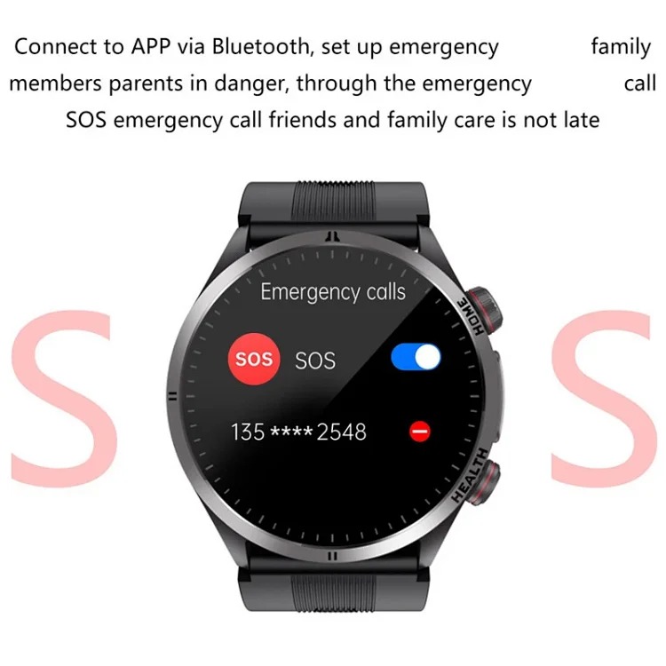 Cross-border new S26 smart watch ECG body temperature air pump blood pressure AMOLED health sports watch smart bracelet(pic6) Cross-border new S26 smart watch ECG body temperature air pump blood pressure AMOLED health sports watch smart bracelet