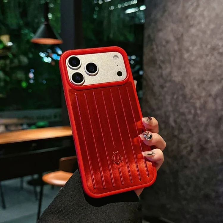 Aluminum alloy Apple 17 Pro Max suitcase-style full-coverage phone case for i Phone 15/14/13 (black