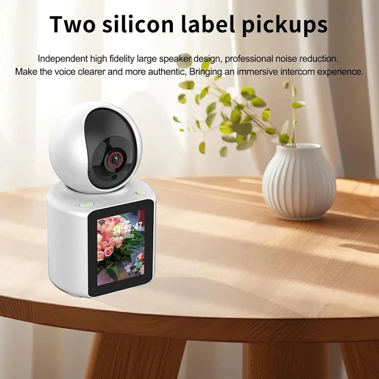 Two-way video call wireless monitor mobile phone remote camera indoor 360-degree no-dead-angle photography for home use image 7