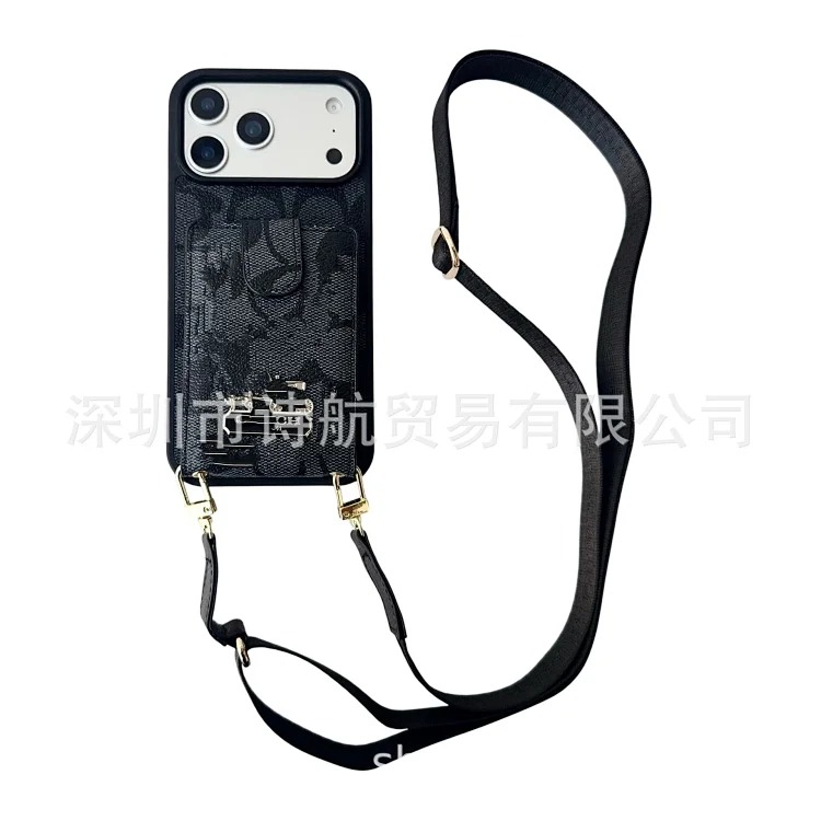 Classic retro mobile phone case suitable for Apple, Samsung and other models, unisex mobile phone protective cover with lanyard, portable image 5