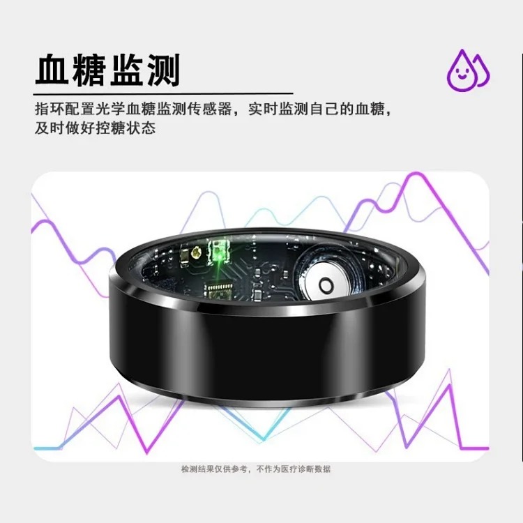 Cross-border hot selling smart ring blood sugar blood pressure sleep 24 hours heart rate blood oxygen saturation