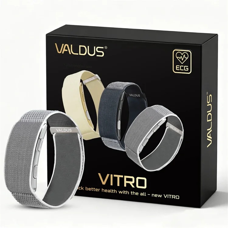 Cross-border VITRO screenless ECG smart watch real-time heart rate and body temperature monitoring women's health monitoring bracelet wholesale