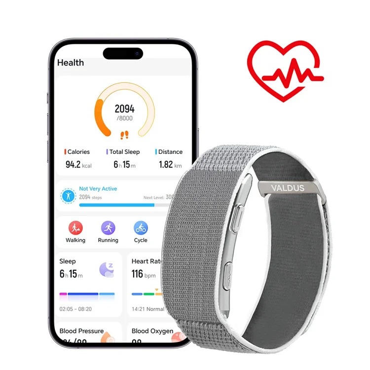Cross-border VITRO screenless ECG smart watch real-time heart rate and body temperature monitoring women's health monitoring bracelet wholesale