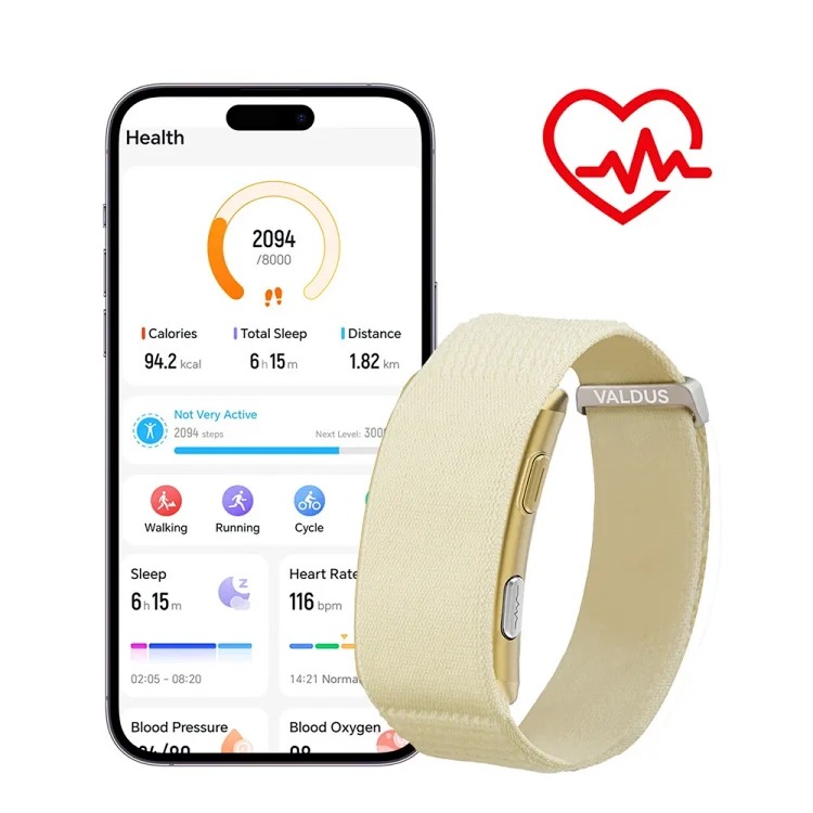 Cross-border VITRO screenless ECG smart watch real-time heart rate and body temperature monitoring women's health monitoring bracelet wholesale