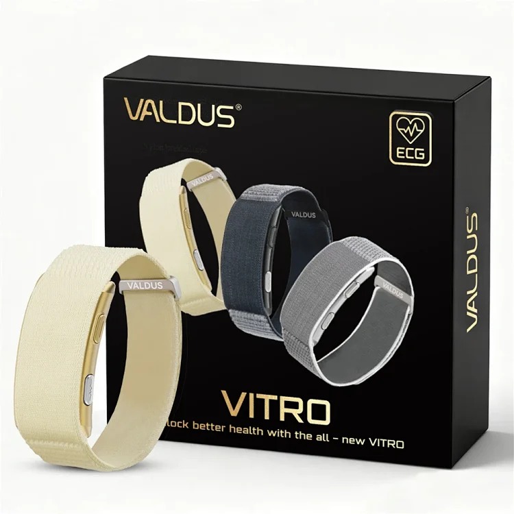 Cross-border VITRO screenless ECG smart watch real-time heart rate and body temperature monitoring women's health monitoring bracelet wholesale