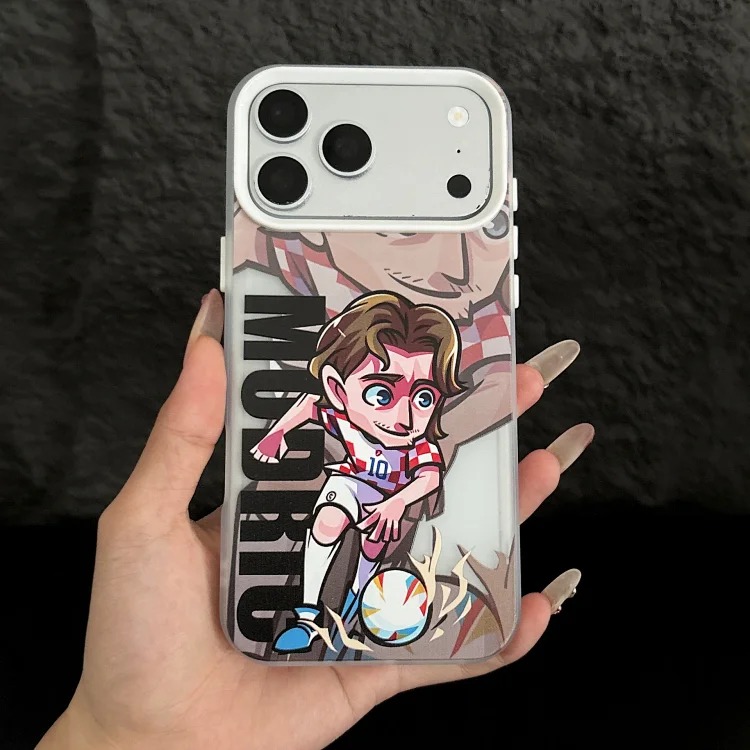 Suitable for football European and American stars Apple 16plus mobile phone case i Phone17promax magnetic suction 14/13/15Pr image 5