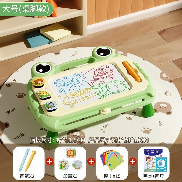 Children's magnetic drawing board household 1 to 4 year old baby writing board graffiti painting magnetic erasable infant toy