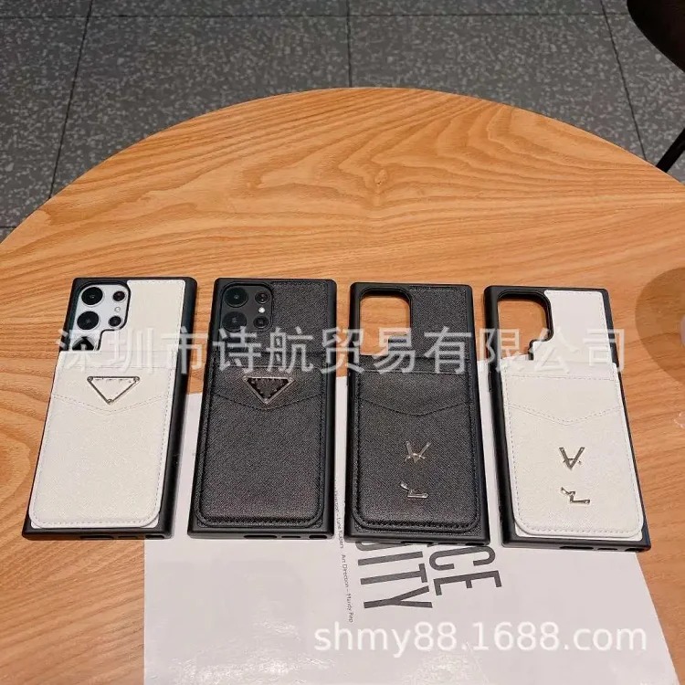Suitable for ihone16promax mobile phone case, fashionable and simple Apple multi-card slot