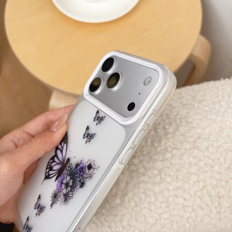 Ink butterfly suitable for Apple 17 promax mobile phone case i Phone 15 soft 14/13 foreign trade hot model 12 new