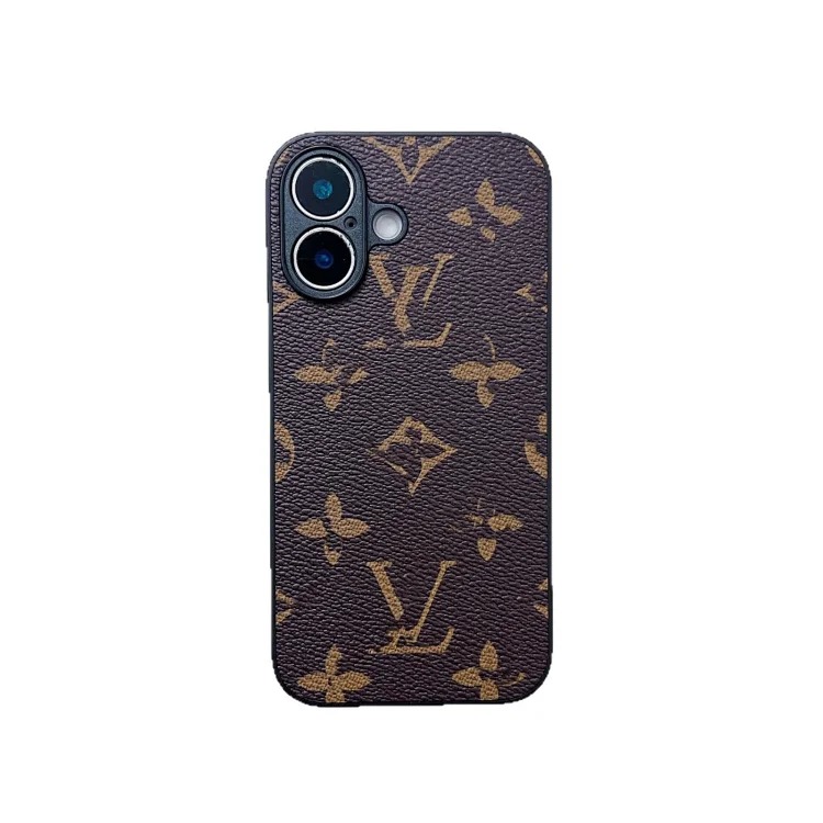 Louis Vuitton Trendy brand presbyopia fine hole Apple 16Promax presbyopia high-end sense i Phone15Pro light luxury all-inclusive mobile phone case