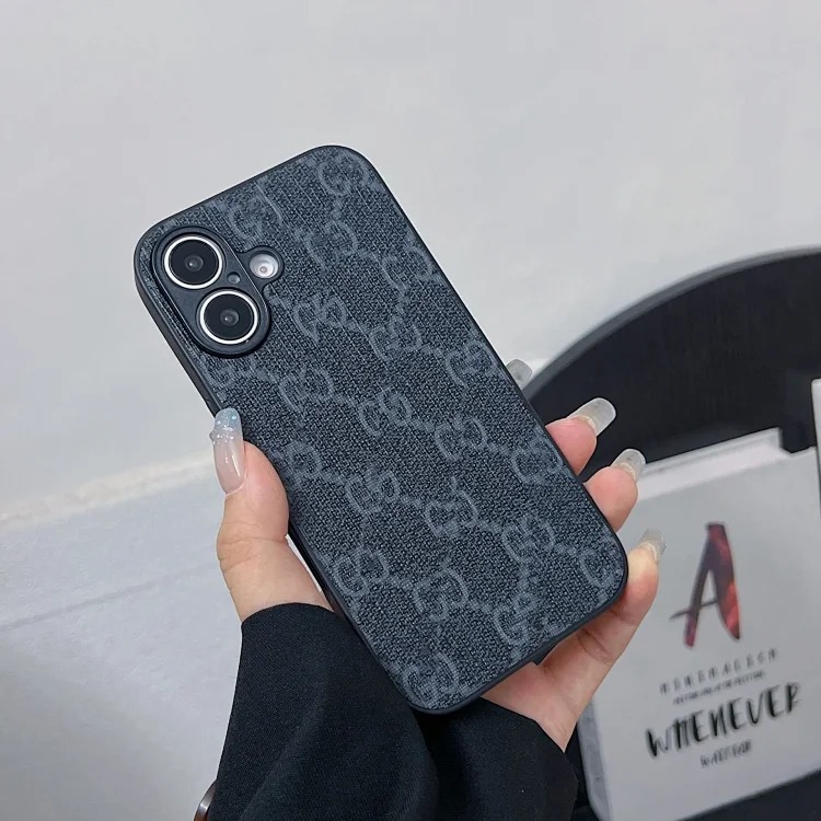 Louis Vuitton Trendy brand presbyopia fine hole Apple 16Promax presbyopia high-end sense i Phone15Pro light luxury all-inclusive mobile phone case