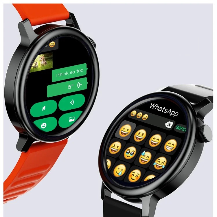 [Cross-border Hot Style] Large Screen Disc Smart Watch Bluetooth Call Health Monitoring Heart Rate WhatsApp Reply