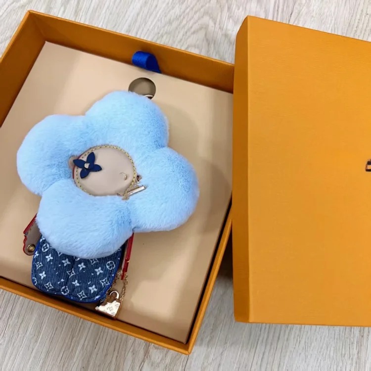 Vivian Pendant Doll Sunflower Plush Doll Bag Accessories Car Keychain Cartoon Pendant