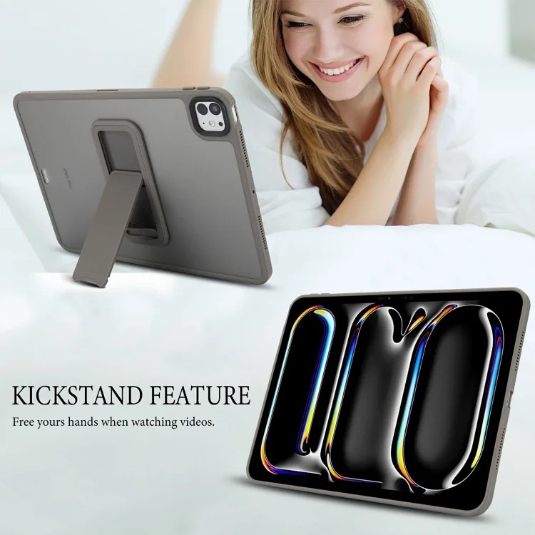 Suitable for iPad pro11 protective case Air6/5 frosted stand 10.2 transparent mini7 all-inclusive anti-fall shell 9.7