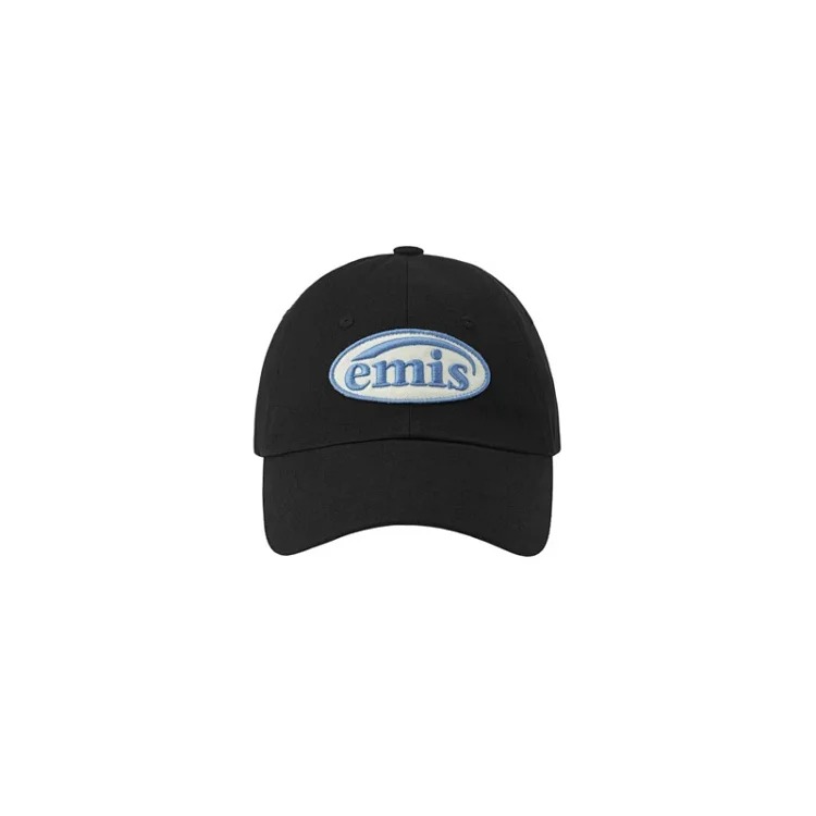 Emis Korean Hat Women's Dog Paw Summer Hat Baseball Cap Women's Peaked Cap Casual Letter Soft Top Navy Blue