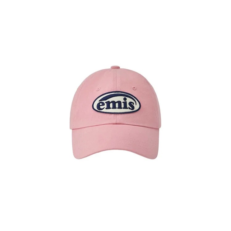 Emis Korean Hat Women's Dog Paw Summer Hat Baseball Cap Women's Peaked Cap Casual Letter Soft Top Navy Blue