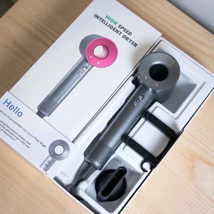 Brushless motor hollow hair dryer (with