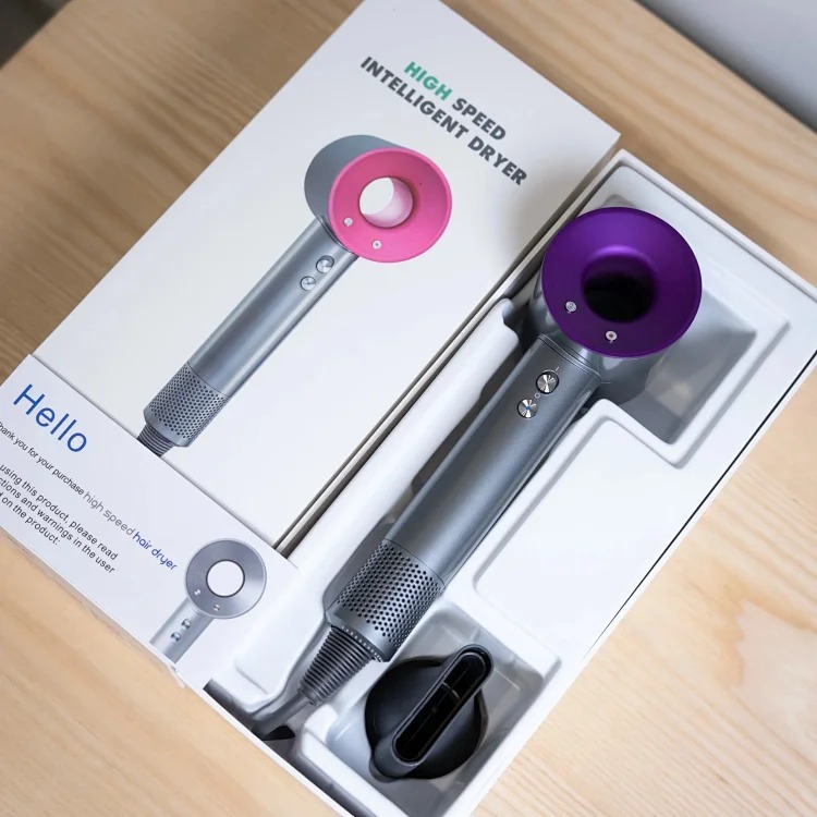 Brushless motor hollow hair dryer (with