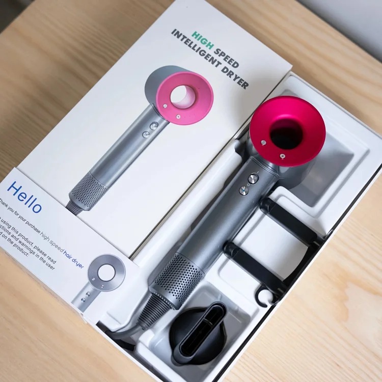 Brushless motor hollow hair dryer (with