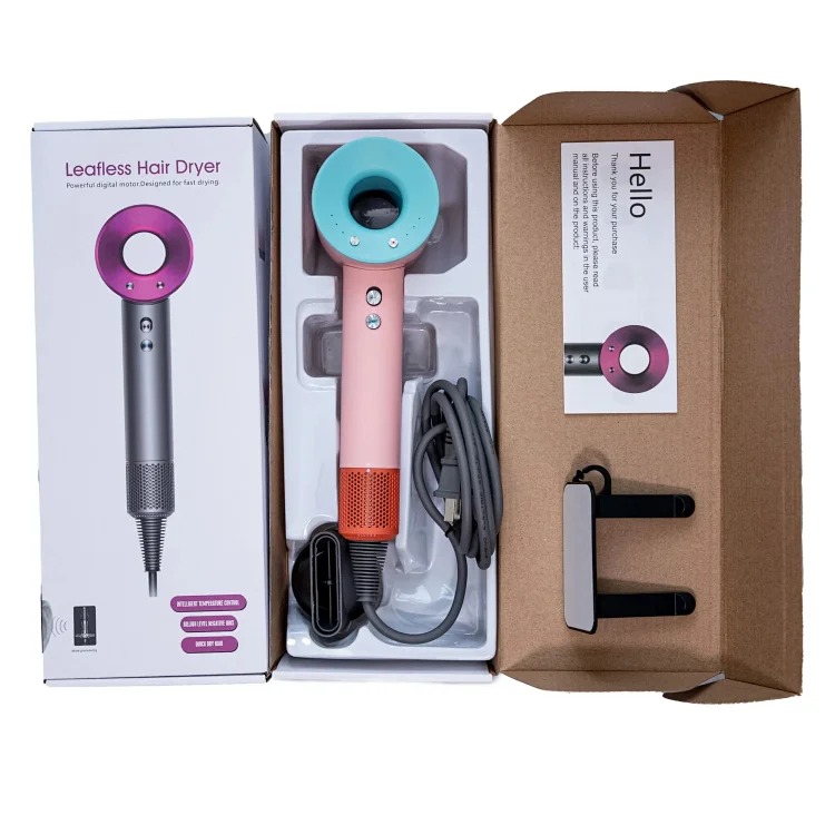 Brushless motor hollow hair dryer (with