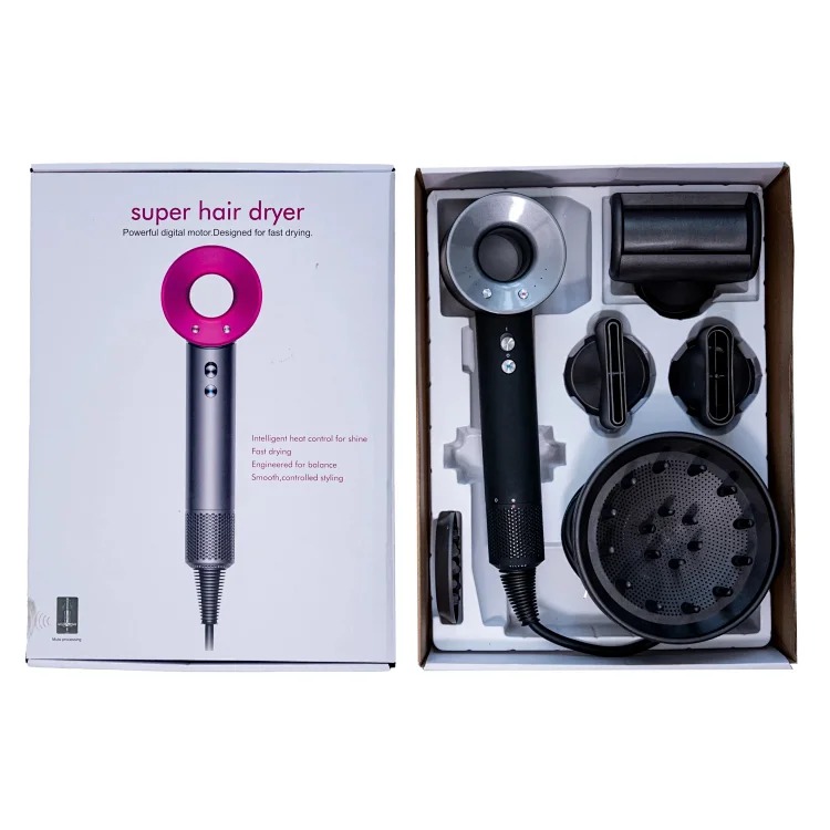 Brushless motor hollow hair dryer (with