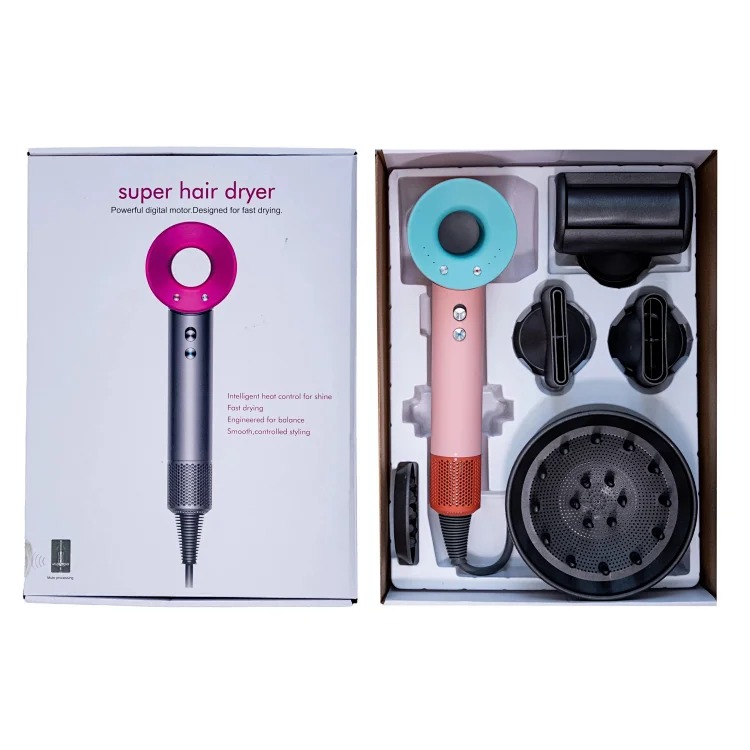 Brushless motor hollow hair dryer (with