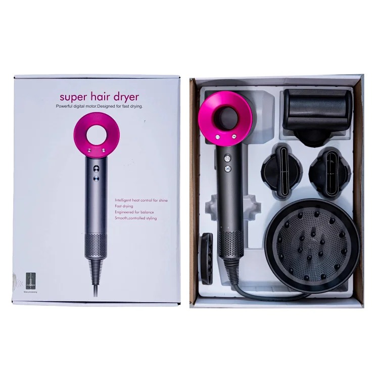 Brushless motor hollow hair dryer (with