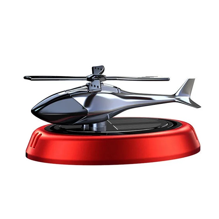 Car Aromatherapy Cross-border Solar Rotating Aircraft Center Console Car Perfume Ornaments Long-lasting Light Fragrance Car Aromatherapy