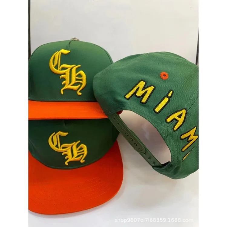 Cross-border fashion brand foreign trade Chrome hearts American fashion brand new couple summer sun hat in stock