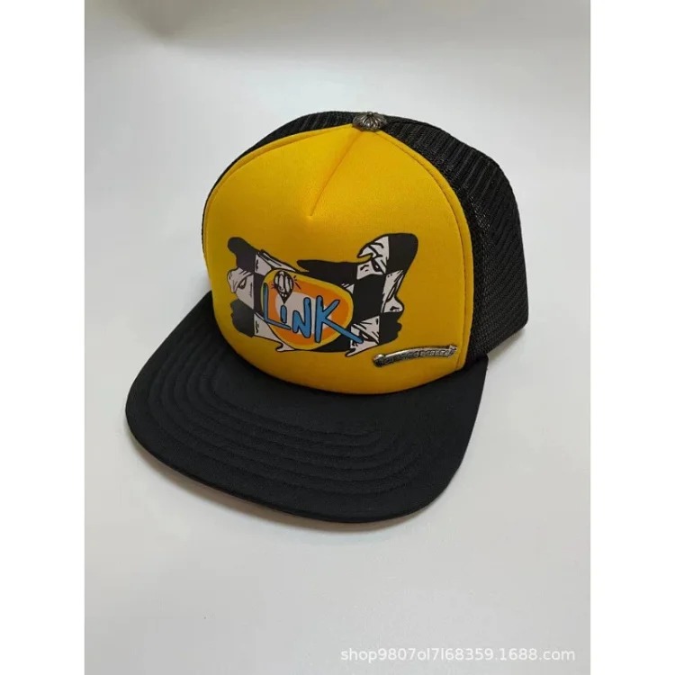 Cross-border fashion brand foreign trade Chrome hearts American fashion brand new couple summer sun hat in stock