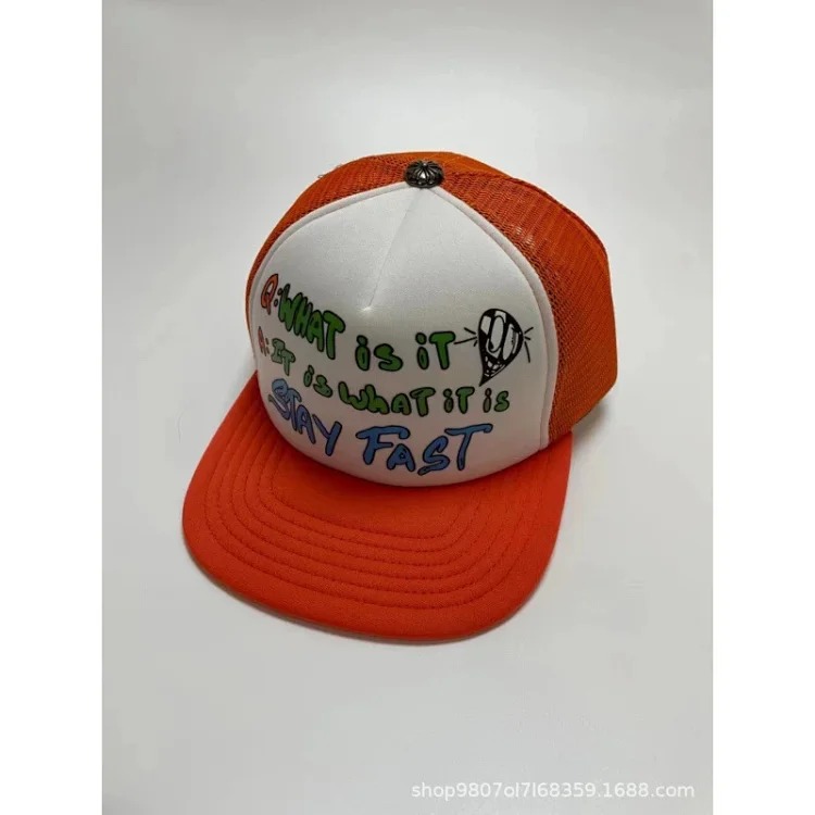 Cross-border fashion brand foreign trade Chrome hearts American fashion brand new couple summer sun hat in stock