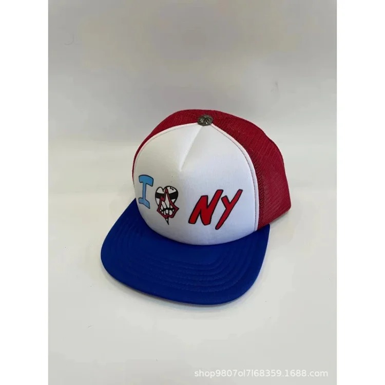 Cross-border fashion brand foreign trade Chrome hearts American fashion brand new couple summer sun hat in stock