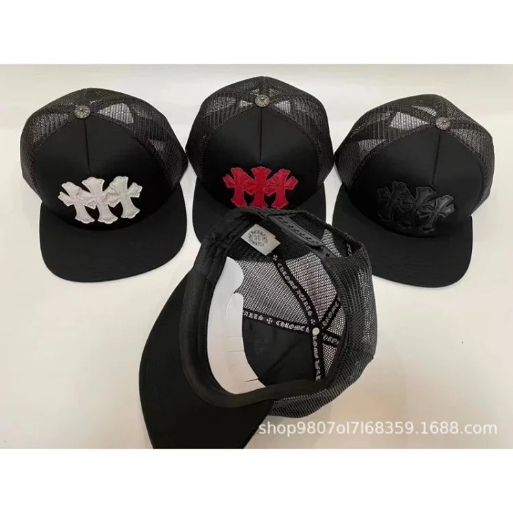Cross-border fashion brand foreign trade Chrome hearts American fashion brand new couple summer sun hat in stock