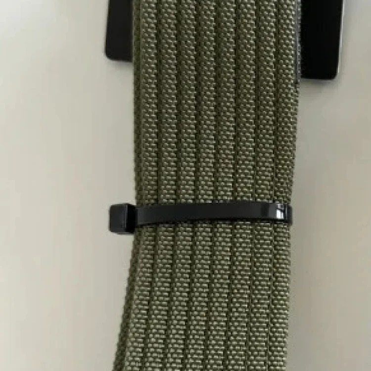 Belt for men and women outdoor alloy waistband rock climbing versatile woven nylon trend 12124