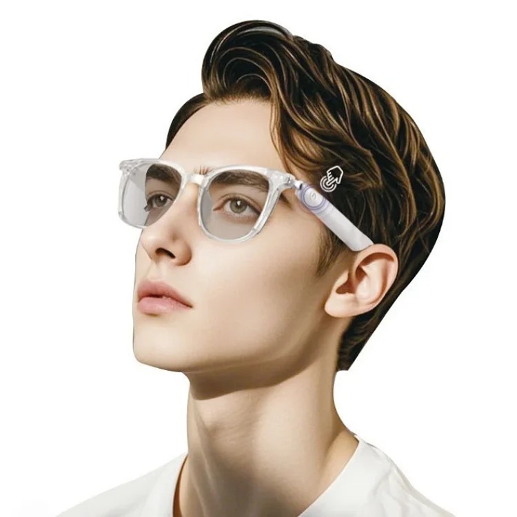 New high-quality ai translation smart glasses music call noise reduction meeting records ultra-long battery life bluetooth glasses