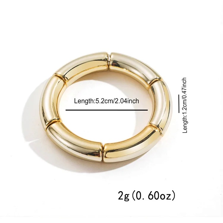 Cross-border personality geometric irregular acrylic alloy wide bracelet retro exaggerated Maillard multi-color versatile bracelet image 15