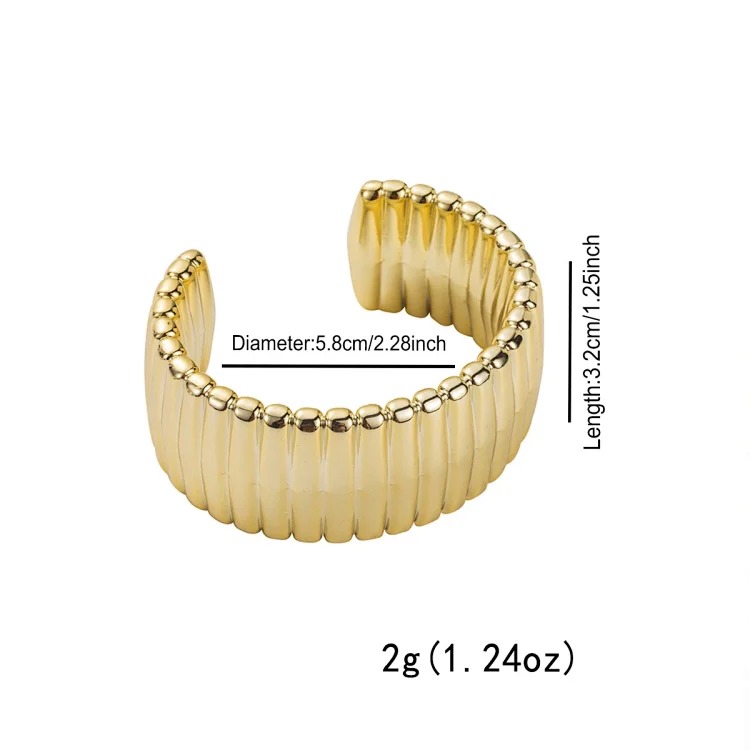 Cross-border personality geometric irregular acrylic alloy wide bracelet retro exaggerated Maillard multi-color versatile bracelet image 21