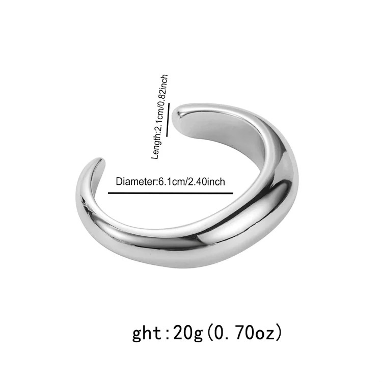 Cross-border personality geometric irregular acrylic alloy wide bracelet retro exaggerated Maillard multi-color versatile bracelet image 25