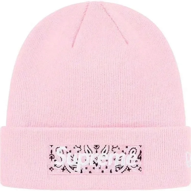 S embroidered warm knitted hat